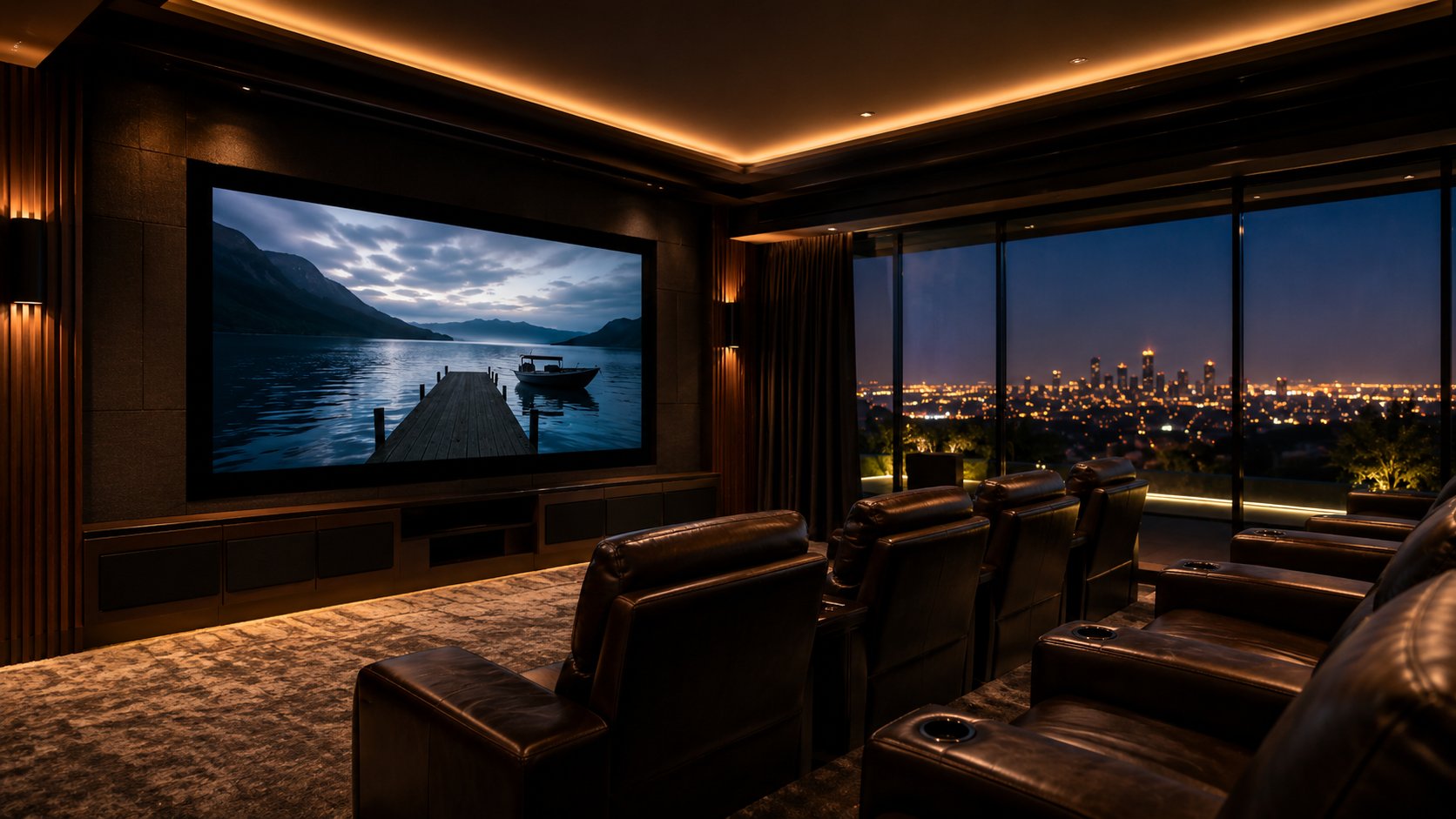 Luxury residential AV Los Angeles — home theater and automation