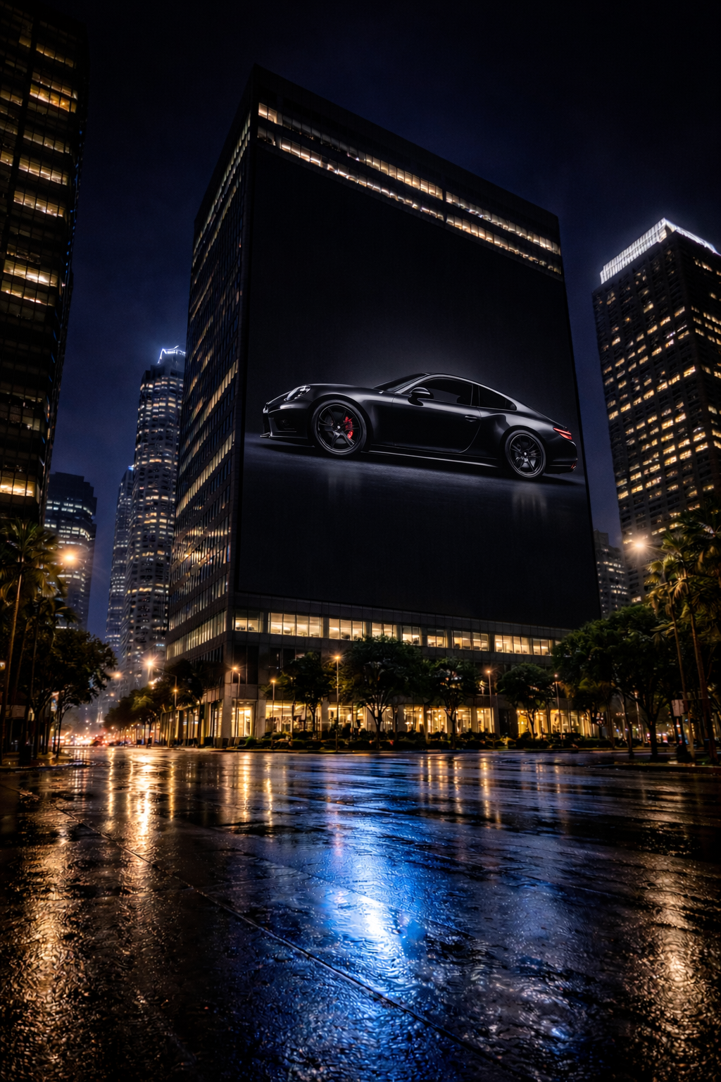 Outdoor LED display installation Los Angeles